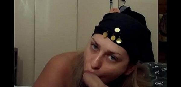  Blonde With Beret POV Blowjob